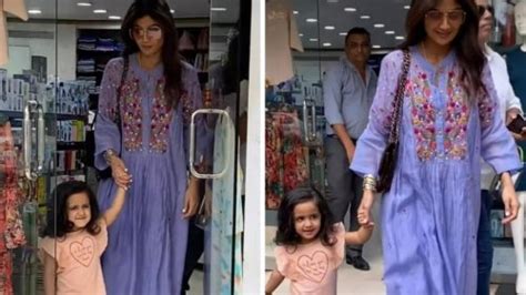 Shilpa Shetty And Samisha Make The Cutest Mother Daughter Duo As They