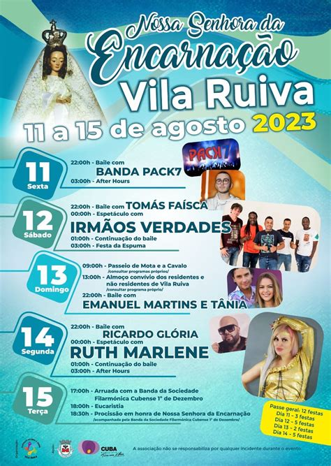 Festas Em Honra De Nossa Senhora Da Encarna O Vila Ruiva