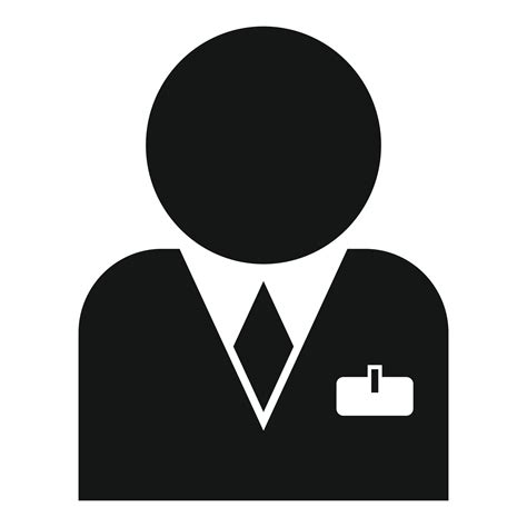 Professional Manager Icon Simple Style 14520604 Vector Art At Vecteezy