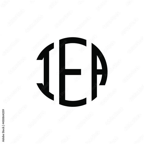 Iea Letter Logo Design Iea Modern Letter Logo With Black Background