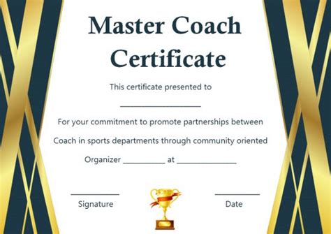 Coach Certificate Of Appreciation 9 Professional Templates For His Her