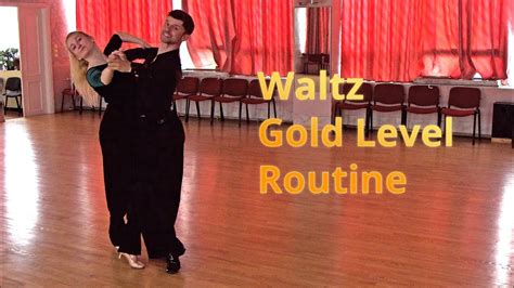 Waltz Gold Level Choreography Turning Lock To Left Quick Open