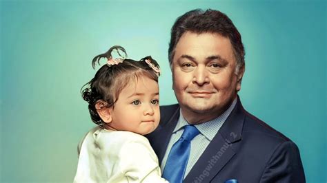 Rishi Kapoor's edited pic with granddaughter Raha Kapoor is too cute ...