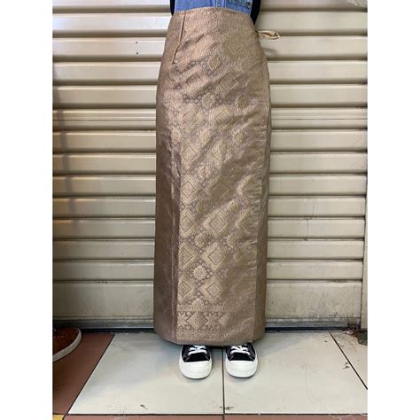 Jual Rok Songket Semi Palembang Rok Lilit Rok Songket Span Premium