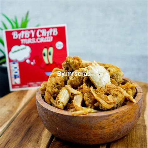 Jual Baby Crab Crispy Halal Gr Baby Crispy Crab Krips Rajungan