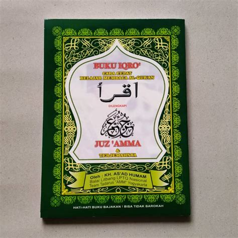 Jual Buku Iqro Cara Cepat Belajar Membaca Alqur An Dilengkapi Juz Amma