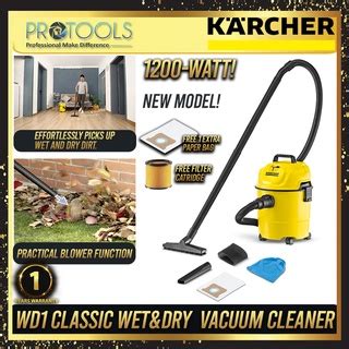 KARCHER WD1 CLASSIC WD1S CLASSIC 2021 LATEST MODEL WET DRY VACUUM