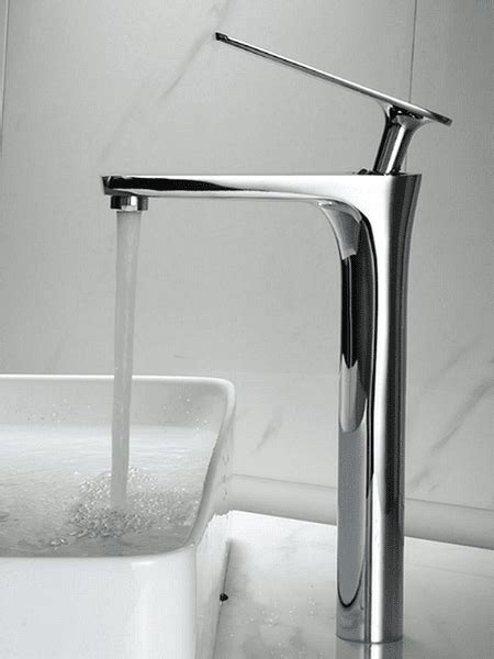 Висок смесител за баня Aquaware, за плот, хром
