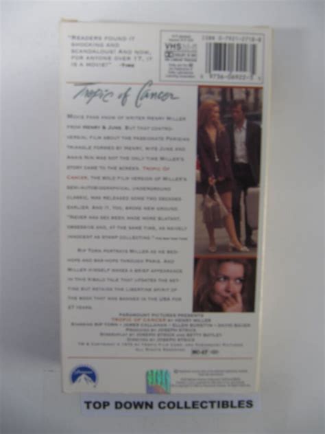 Tropic Of Cancer Rip Torn Ellen Burstyn James Callahan Vhs Video Ebay