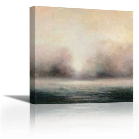 Waters Edge Contemporary Fine Art Giclee On Canvas Gallery Wrap