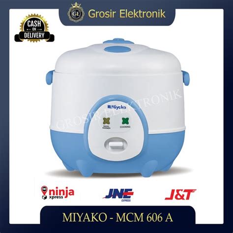 Jual Rice Cooker 3 In 1 MIYAKO MCM606A MCM 606 A Magic Warmer Plus