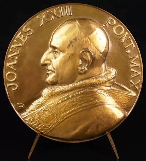 MÉDAILLE PAPE PAPA Pope Jean joannes XXIII Angelo Giuseppe Roncalli