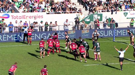 TOP 14 Essai De Beka GIGASHVILI RCT Section Paloise RC Toulon