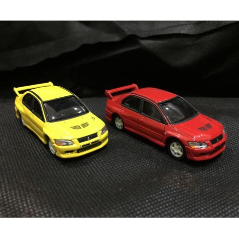 Tomica Mitsubishi Lancer Evolution Evo Iv Vii 4 Models Box Set