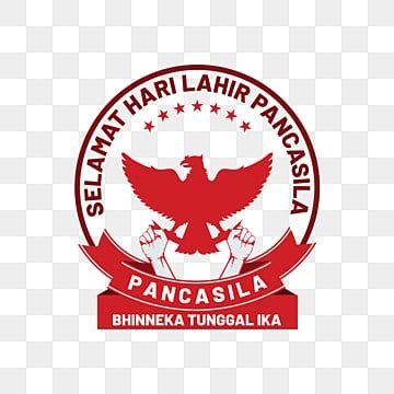 Pancasila Days Vector Hd PNG Images Badge Of Pancasila Day With Red