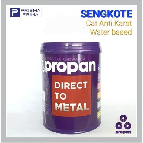 Jual Cat Anti Karat Seng Galvanis Besi Propan Sengkote Waterbased