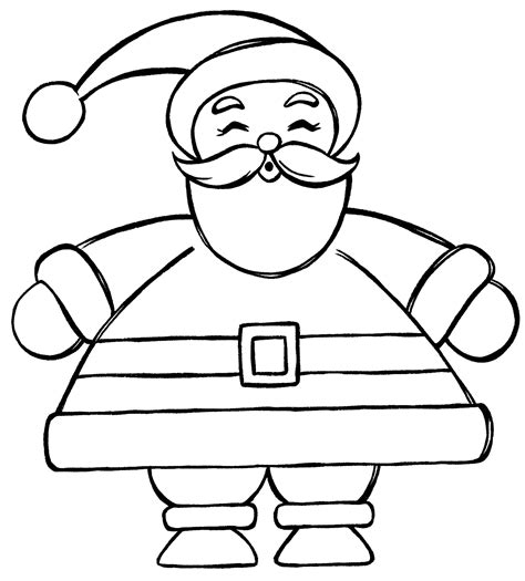 Santa Drawing {6 Easy Steps}! - The Graphics Fairy