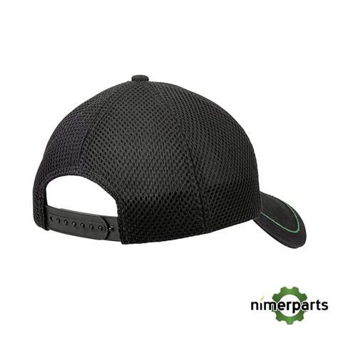 Mcl Gorra De Malla Con Logo Negra Original John Deere