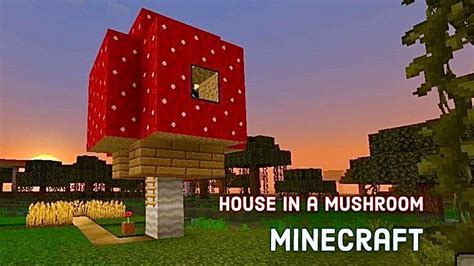 Mushroom House Minecraft Tutorial Youtube