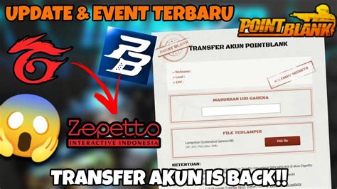 Cara Transfer Akun Point Blank Dari Garena Ke Zepetto Terbaru 2023