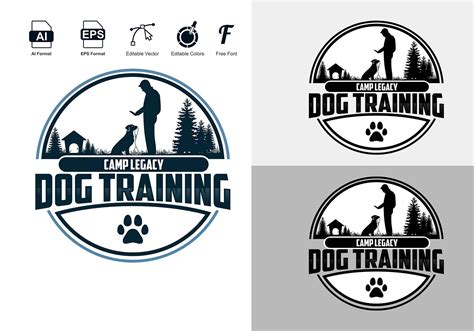Dog Training Logo Ideas Graphic By Yulio Art · Creative Fabrica