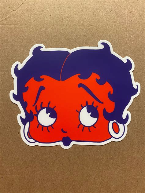 Betty Boop Car Decal Etsy