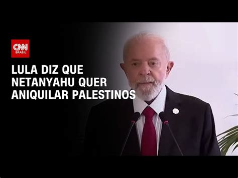 Lula volta a falar em genocídio e diz que Netanyahu quer aniquilar