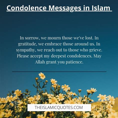 30 Islamic Condolence Messages To Support Fellow Muslims