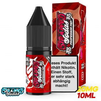 Professor Pep 10ml NicSalt Liquid By Strapped 10ml 10mg STRNSPROPEP 1