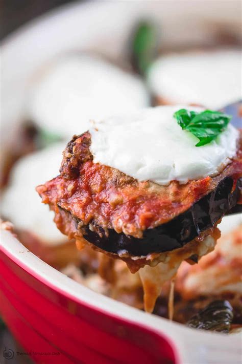 Easy Eggplant Parmesan Recipe W Tips And Video The Mediterranean Dish