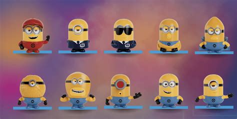 Mcdonalds Minions Toys 2024 For Despicable Me 4 Happy Meal