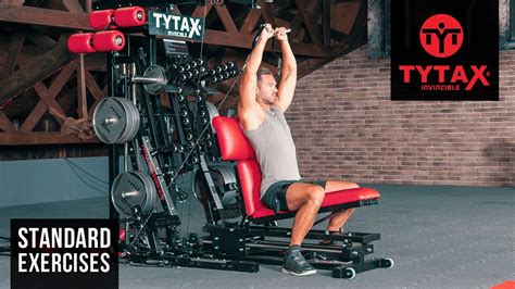 Tytax® Mx Seated Cable Shoulder Press Stirrups Youtube