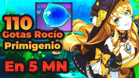 Ruta Farmeo Gotas Rocio Primigenio 110 X 5MN Genshin Impact YouTube