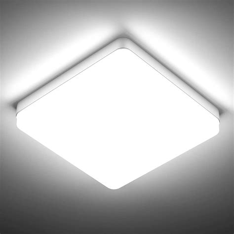 Epicflare LED Ceiling Light, 36W Daylight White Ceiling Lamp 6500K, 4350LM Modern Bright Ceiling ...