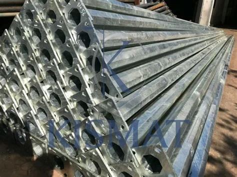 6M Hot Dip Galvanized Octagonal Pole At 6500 Piece GI Lighting Pole In Rajkot ID