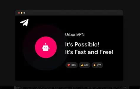 Telegram VPN La Mejor VPN Gratuita Para Telegram Urban VPN