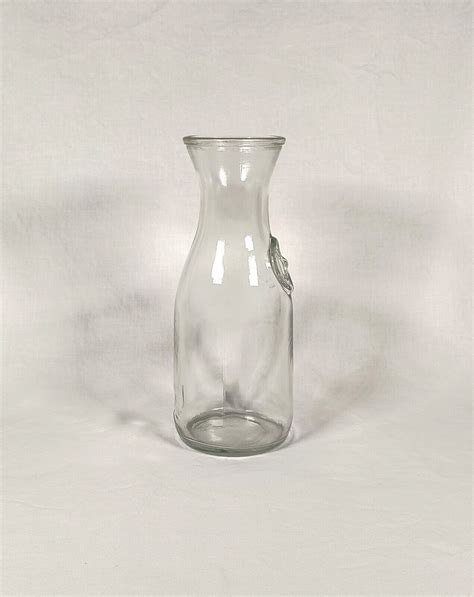 Vintage Paul Masson Embossed Since 1852 Milk Glass Bottle Jug Carafe Decanter Ebay