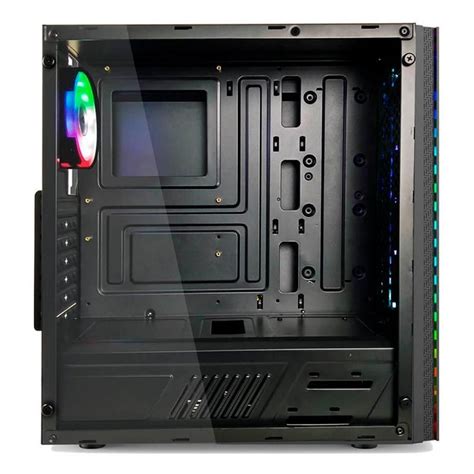 Gabinete Gamer Pixxo CGX910 RGB Lateral Acrilico Preto Pichau