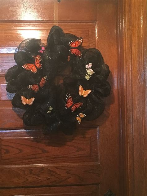 Butterfly Wreath Etsy