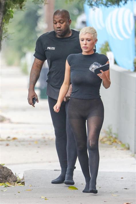 Kanye West’s ‘wife’ Bianca Censori Goes Shoeless In Completely Sheer Tights For Date