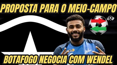 BOTAFOGO NEGOCIA MEIO CAMPO WENDEL DO ZENIT DA RUSSIA YouTube