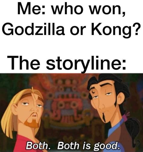 !spoiler! For godzilla VS kong : r/memes