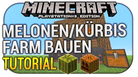 Minecraft PS3 Edition Melonen Kürbis Farm bauen Tutorial Deutsch HD