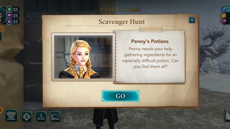 Scavanger Hunt Penny S Potions Hogwarts Mystery YouTube