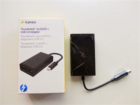 Fortysomething Geek Reviewed Kanex Thunderbolt To ESATA USB 3 0