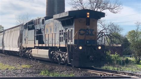 CSX 596 Leads L742 13 Through Cordele GA 3 13 23 YouTube