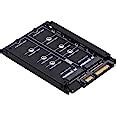 Cablecc Dual NGFF B M Key M 2 SSD Card JBOD Raid0 Span Bridge Auf 2 5