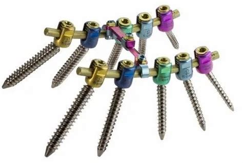 Pedicle Screw Titanium Spine Implants 5 5mm 6 5mm At Rs 10000 In Aurangabad