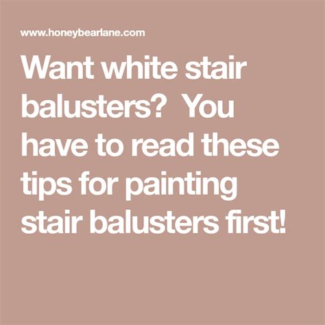 Tips For Painting Stair Balusters Artofit