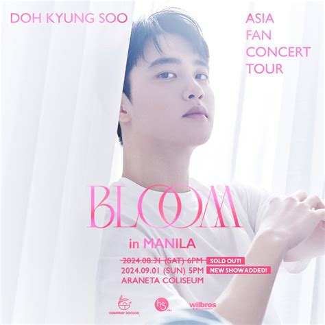 DOH KYUNG SOO EXO D O Asia Fan Concert Tour BLOOM In Manila